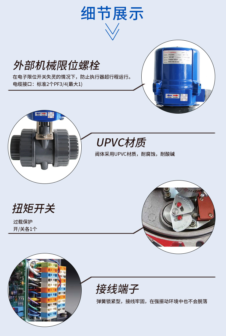i-Tork電動UPVC球閥/雙由令球閥 i-Tork電動UPVC球閥/雙由令球閥